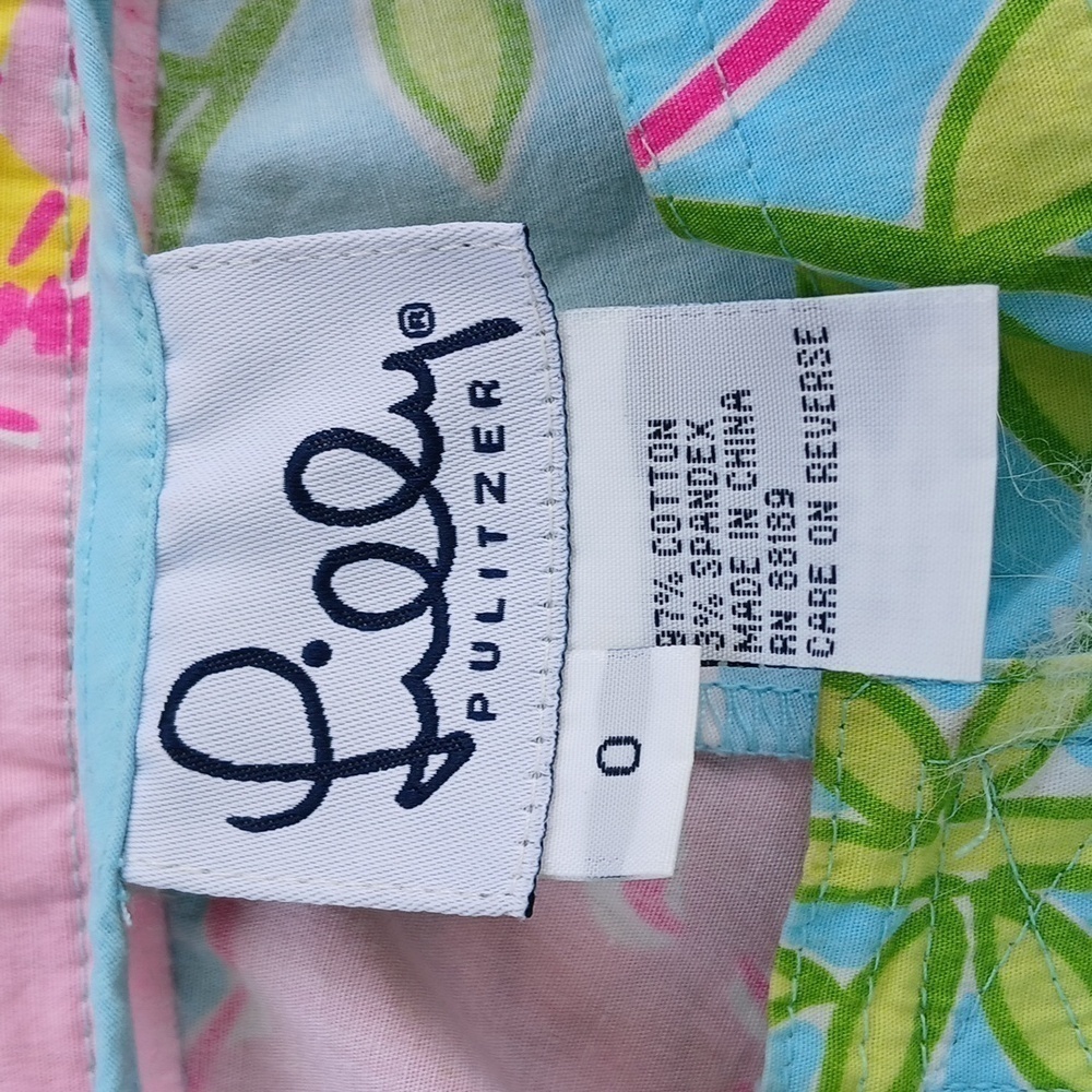 Vintage white label Lilly Pulitzer pants size 0 - Picture 6 of 7